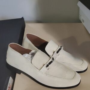 Women's White Loafers